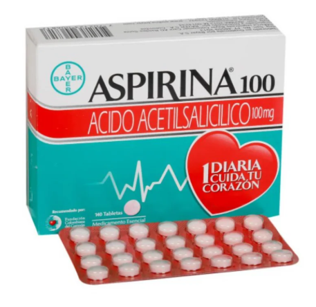 Aspirina 100 Bayer – 42 Comprimido